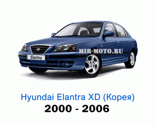 Чехлы на Хендай Элантра (XD) с 2000-2006 год