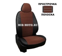 Чехлы на BMW 1 серии Е-87 хэтчбек 5-дверный 2004-2007 год алькантара шоколадная